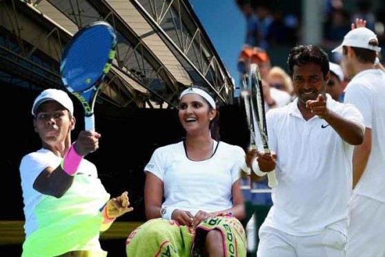 wimbaldon paes sania nagal