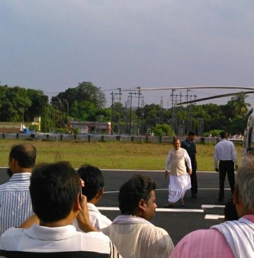 Sarad Yadav Reached at Madhepura