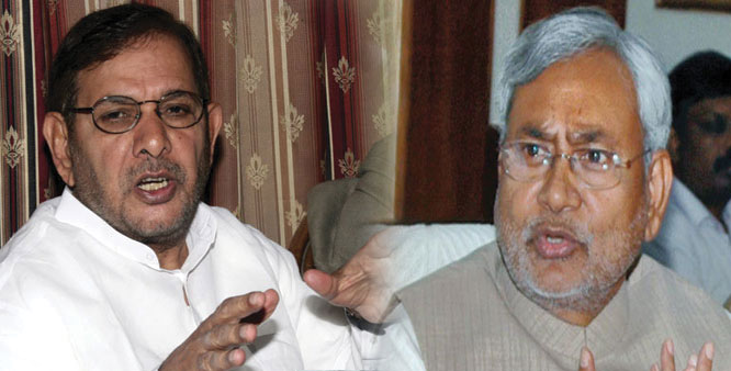 Sharad Yadav and Nisish Kumar