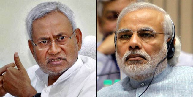 PM Modi and CM Nitish Kumar Package War in Bihar