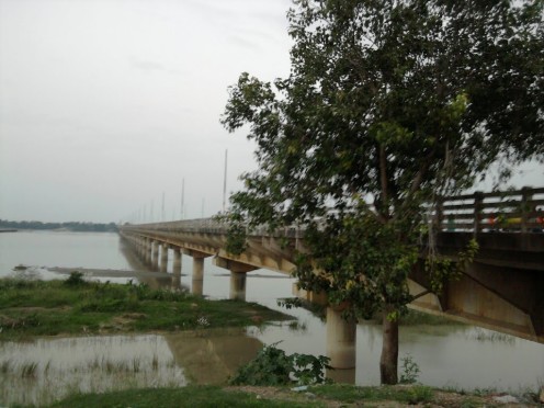 B.P.Mandal Mahasetu at NH-107, connecting Madhepura to Patna