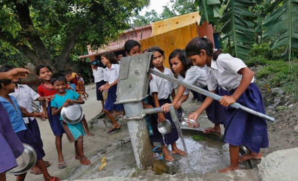 Arsenic and Iron rich water at Madhepura