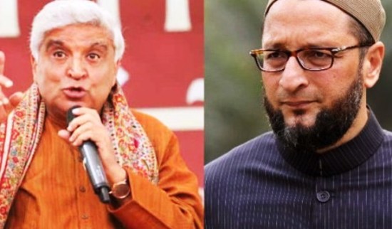 Javed Akhtar & Asaduddin Owaisi (1)