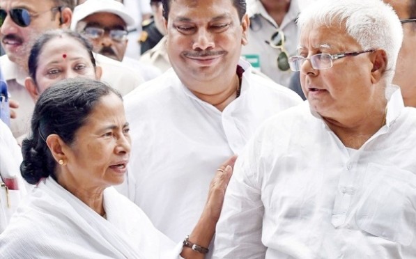 Mamta Banerjee & Lalu Prasad Yadav