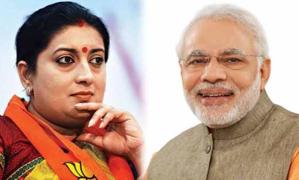 Smriti Irani & Narendra Modi