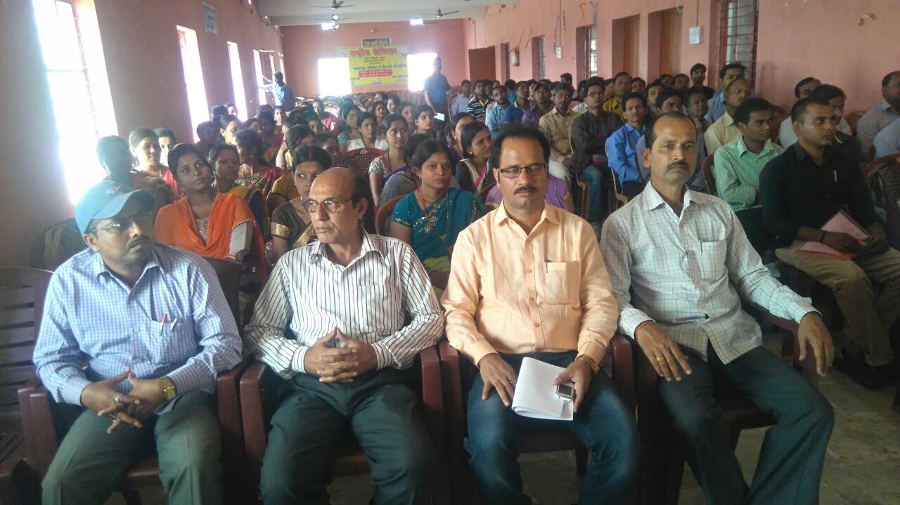 Audience attending the National Seminal Inaugural Function at Madhepura College Hall.