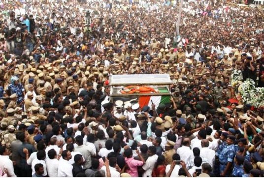 The Last Journey of Jayalalitha