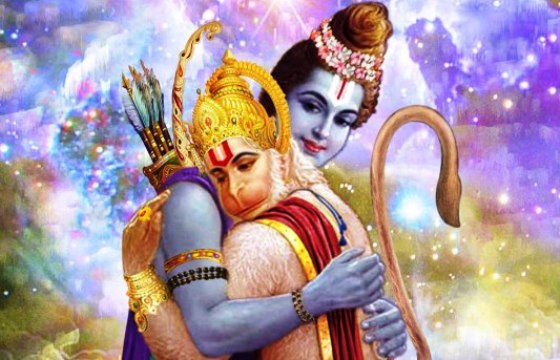 Lord Hanuman & Lord Rama