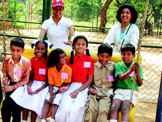 Kavita krishnamurti from Banglore designing the Park friendly for crippled children.