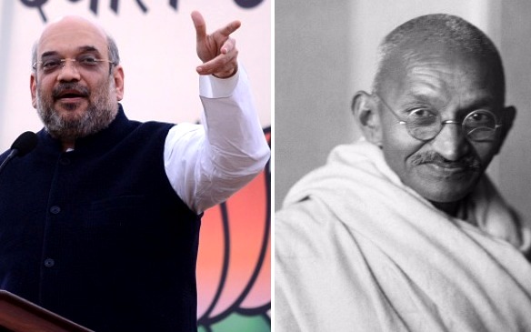 Amit Shah-Mahtma Gandhi