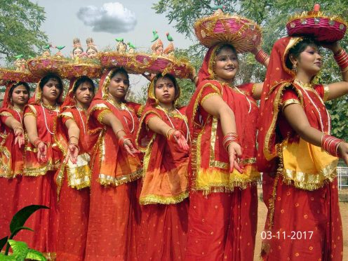 Sama Chakeva celebration in Bihar.