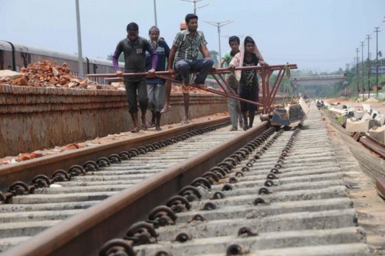 Double Rail Line Madhepura