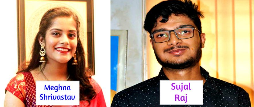 CBSE 12th topper Meghna Shrivastav and Sujal Raj