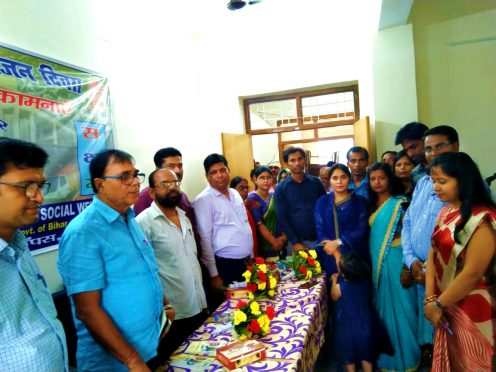 Dr.Bhupendra Madhepuri as chief guest during the celebration of International Day of Older Persons (1 October) at Buniyad Bhawan, Madhepura.