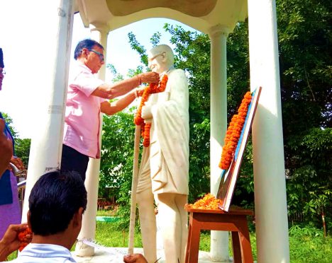 Gandhi Jayanti (2 October) celebration at Madhepura.