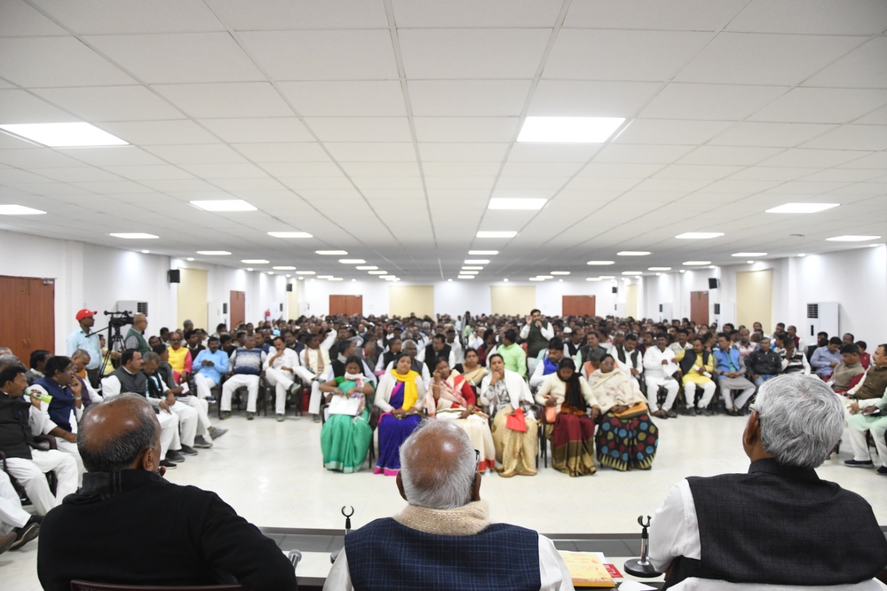 A Glimpse of JDU Meeting held at 1, Anne Marg, Patna