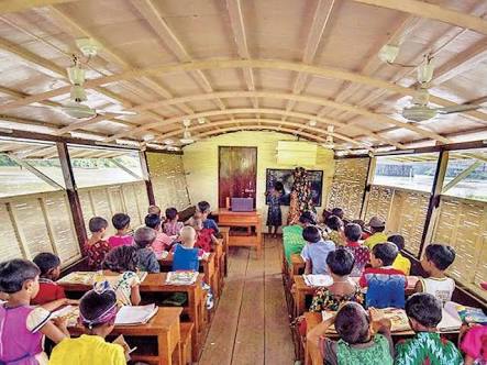 Boat School in Bangladesh.