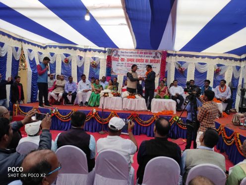 DEO Yugresh Mandal Retirement Farewell Function at Rasbihari High School grounds.