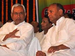 Nitish Kumar with RCP Singh