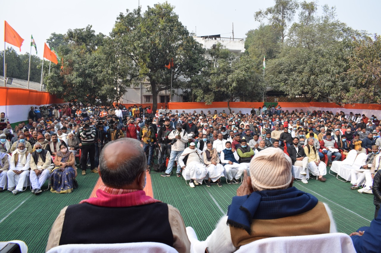 Shri RCP Singh & other JDU Leaders in Swabhiman Diwas Samaroh organised by Shri Sanjay Singh.