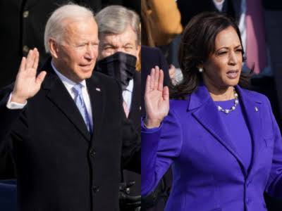 Jo Biden and Kamla Devi Harris