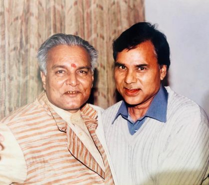 Dr.R.K.Yadav Ravi with Samdhi Dr.B.N.Yadav Madhepuri