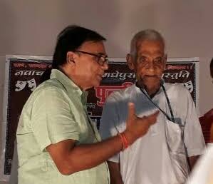 Dr.Bhupendra Madhepuri and Padmashree Prof.Ramjee Singh.