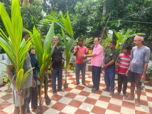 World Coconut Day celebration by Dr.Madhepuri.